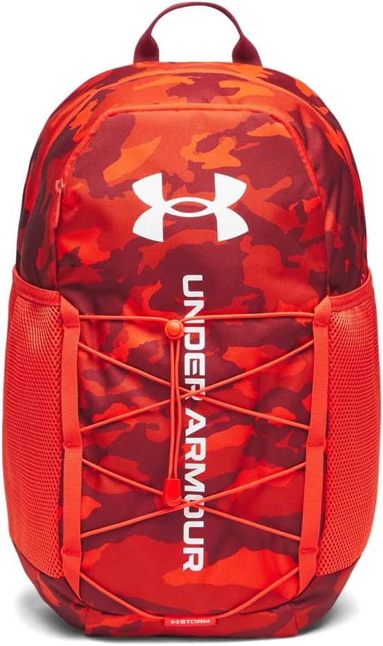 Under Armour Unisex Hustle Sport 6.0 Backpack, (706) Anthem Red/Cardinal/White, One Size Fits Most