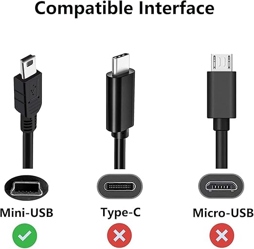 TI-84 Plus CE Charger: 5FT TI 84 Nspire Charging Cable for Texas Instruments TI-84 Plus C Silver Edition, TI-Nspire CX CAS II, TI-89 Titanium, TI-85 - USB Mini B Data Cord for Graphing Calculators