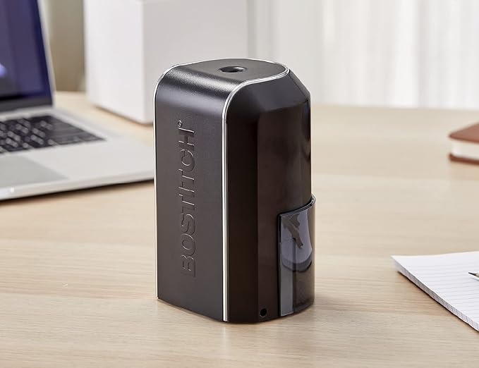 Bostitch Office Vertical Electric Pencil Sharpener, Powerful Stall-Free Motor, Prevents Over-Sharpening, Black (Pack of 9)