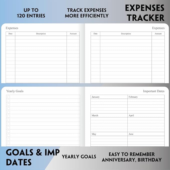 26-27 Academic Planner - Weekly and Monthly Planner, Jul 2026 - Jun 2027, Holidays, Contacts and Notes Pages, Vegan Leather Cover, Elastic Closure, 5.5”x8.25”, Purple