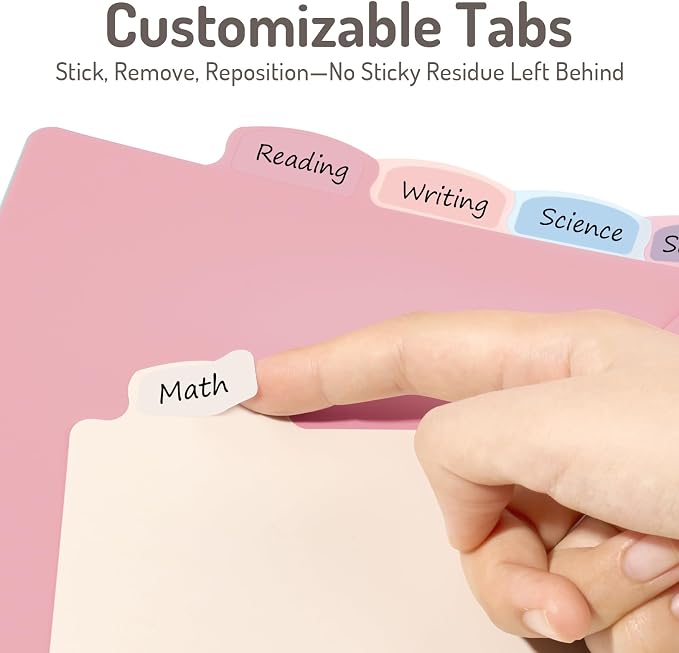 Forvencer 16 Counts Dividers with 2 Pockets, 8 Tabs Binder Dividers for 3 Ring Binder, Binder Dividers with Tabs for School Office Organization, Multicolor, Letter Size, 2 Sets