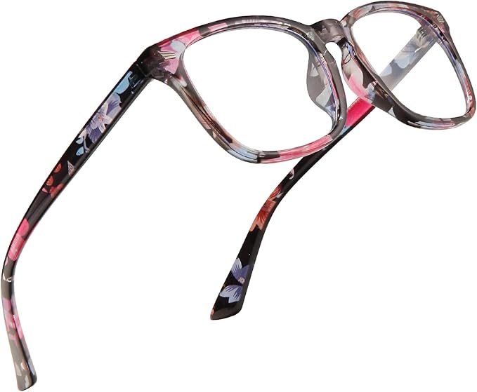Reading Glasses for Women Men - Blue Light Blocking UV Filter Computer Readers,Anti Eyestrain Eyeglasses