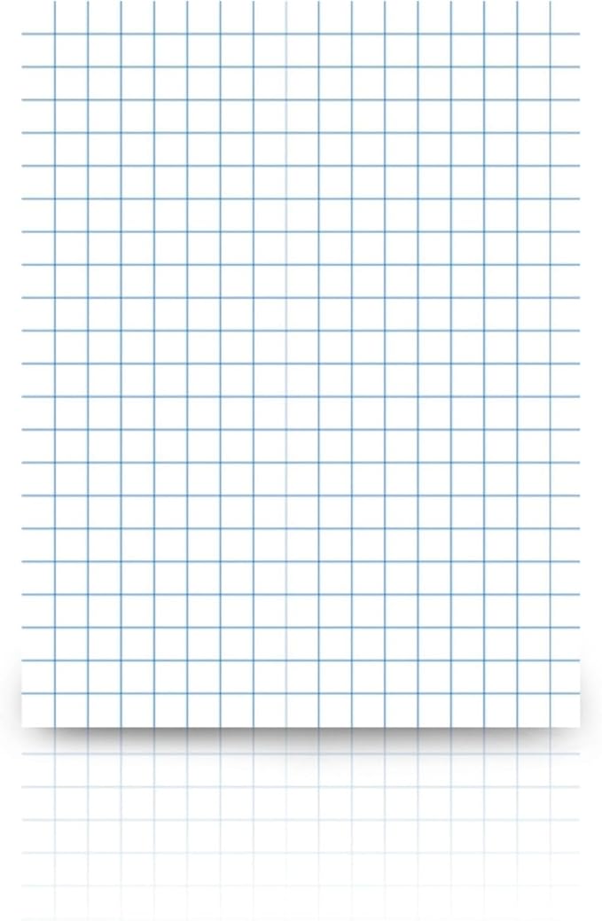 School Smart Graph Paper, 8-1/2 x 11 Inches, 1/10 Inch Ruling, White, 500 Sheets