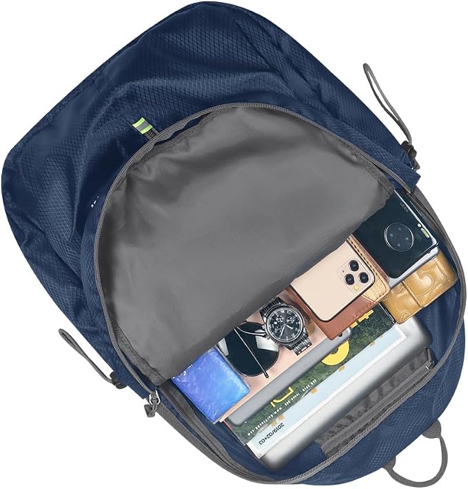 Lightweight Packable Foldable Backpack,Hiking backpack,Travel Backpack (Navy)