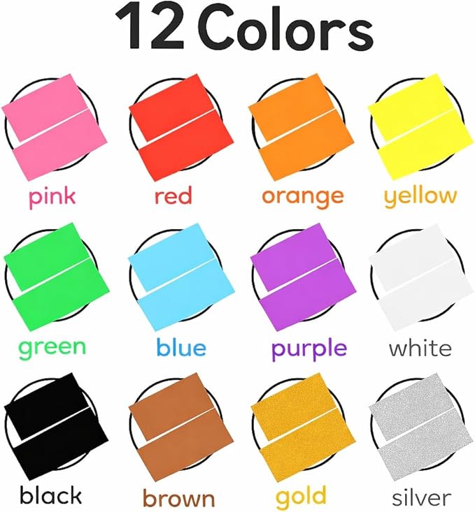 GOTIDEAL 15mm Window Markers, Jumbo Chalk Markers for Blackboard Erasable,Washable Car Marker for Auto,Chalkboard,Glass,Mirrow,Calendar,12 Colors Car Paint Pens With Metallic Colors（3-in-1 Thick Tip）