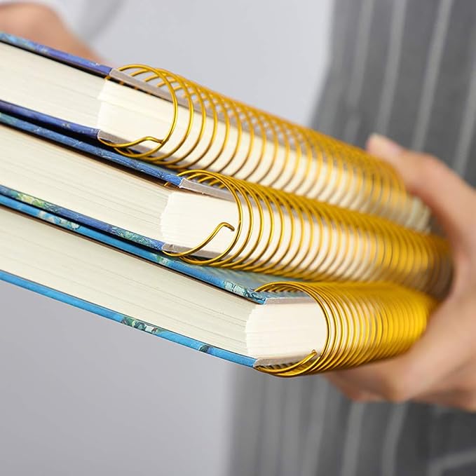 Large Sunflower Notebook Gifts for Women Van Gogh Notebook Hardcover Spiral Notebook Sunflower Journal 10.6" x 7.3" 300 Pages Spiral Journal Wide Ruled Notebook for Work,Gift,Office