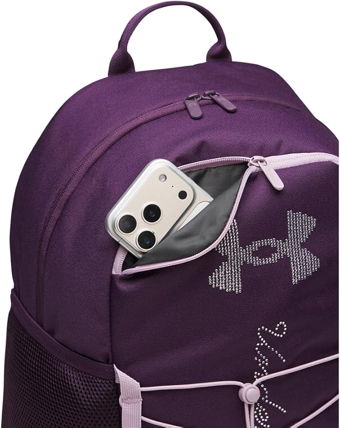 Under Armour Unisex Hustle Sport 6.0 Backpack, (526) Purple Echo/Purple Echo/Mauve Pink, One Size Fits Most