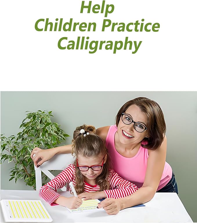 Write Beginner Paper Level 1 Paper with Lines, Yellow Highlighted, 100gsm, 11 x 8.5'', 200 Sheets