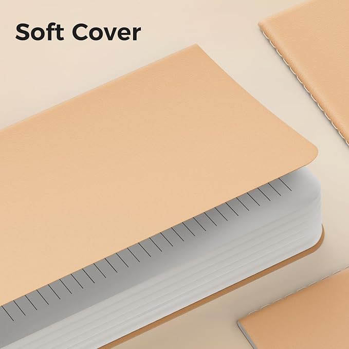 12 Pack Notebook Journals for Travelers, Students and Office, Writing Diary Subject Notebooks Planner with Lined Paper, College Ruled, 60 Pages, 30 Sheets, 8.3x5.5 inch, A5 Size, Travel Journal Set