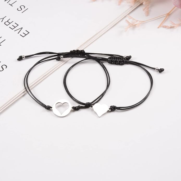 Back to School Gifts Mommy and Me Bracelet First Day of School Matching Wish Bracelets Set for Mother Daughter Son Women Teen Girls Boys Jewelry Gift