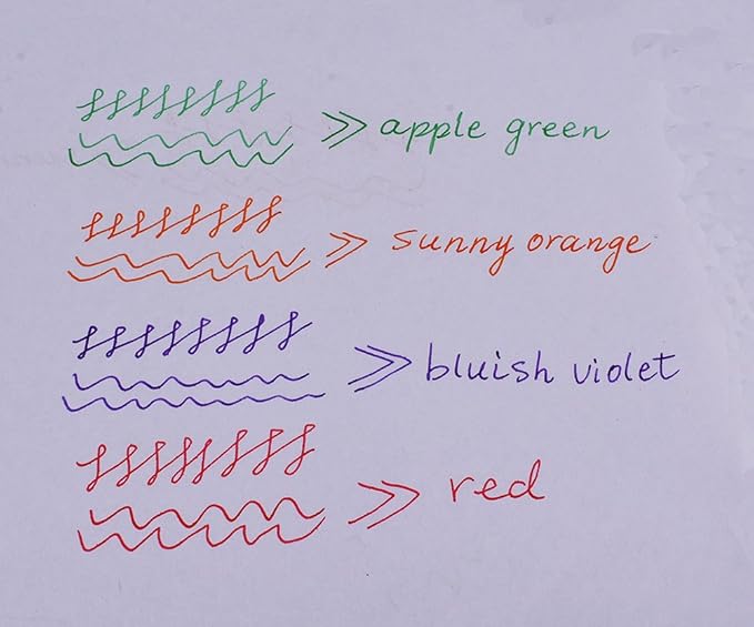 Jinhao Fountain Pen Refill Ink Cartridges, Violet Color, Set of 30 PCS, International Standard Size Disposable and Generic Ink Refill Cartridges