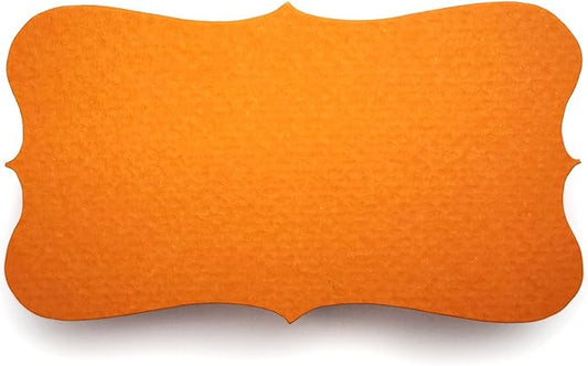 PPAPPAPPIYO Color Index Cards 3.5 x 2, 180gsm Thick Cardstock, Blank Colored Flash Cards for Study, Notes, Business Cards & Labels, Small Notecards 100 Pack (Orange)