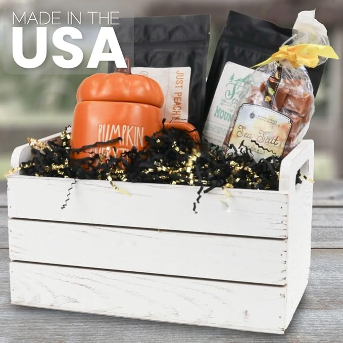 MagicWater Crinkle Cut Paper for Gift Baskets - 2LB - Black & Gold - Perfect for Shredded Paper Filler, Basket Filler, Gift Boxes, Bridesmaid Gifts, Christmas Stuffers & More – Ideal for All Occasions