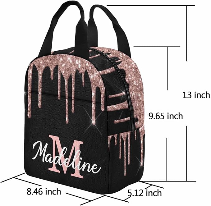 M YESCUSTOM Custom Girls Backpack with Name Shining Personalized Elementary Bookbag for Girls Boys Backpack Teen Shoulder Bag Children Travel Backpack Daypack Bag for School College