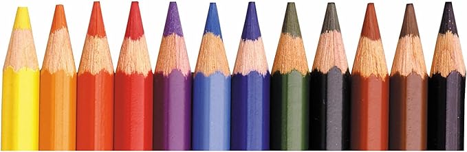 Koh-I-Noor Polycolor Drawing Pencil Set, 48 Assorted Colors in Tin, 1 Each (FA3826)