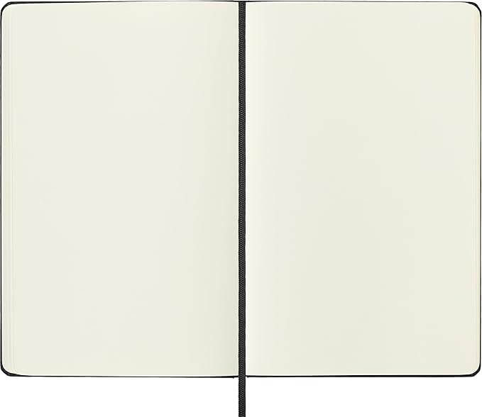 Moleskine Art Plus Sketchbook, Large, Plain, Black, Hard Cover (5 x 8.25)