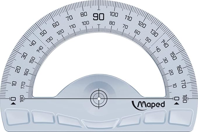 Maped 242767 – Kit of 4 Pieces (Ruler + Triangle + Square + Carrier), Units Contained: 1