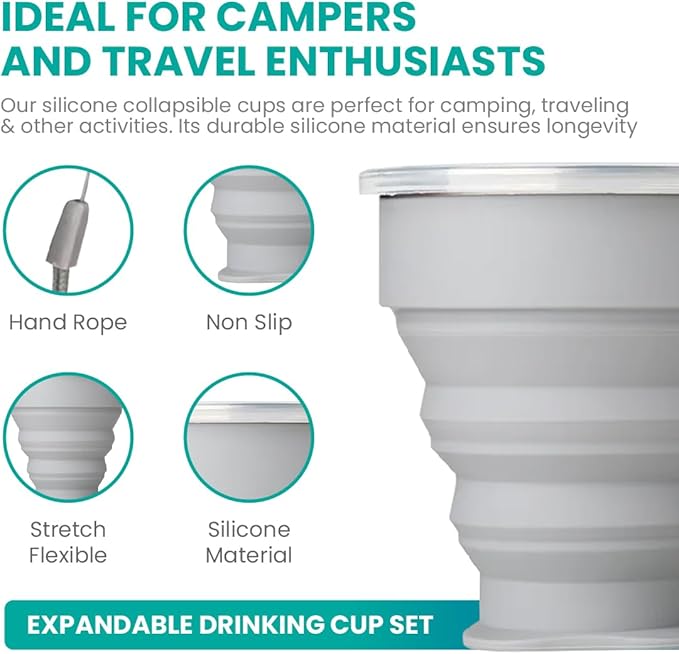 Silicone Collapsible Cup 200ml