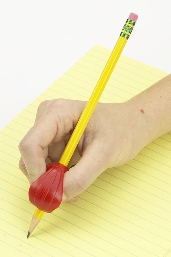 The Pencil Grip Neon Crossover Grip Ergonomic Training Gripper for Righties and Lefties, 12 Assorted Colors (TPG-18012)