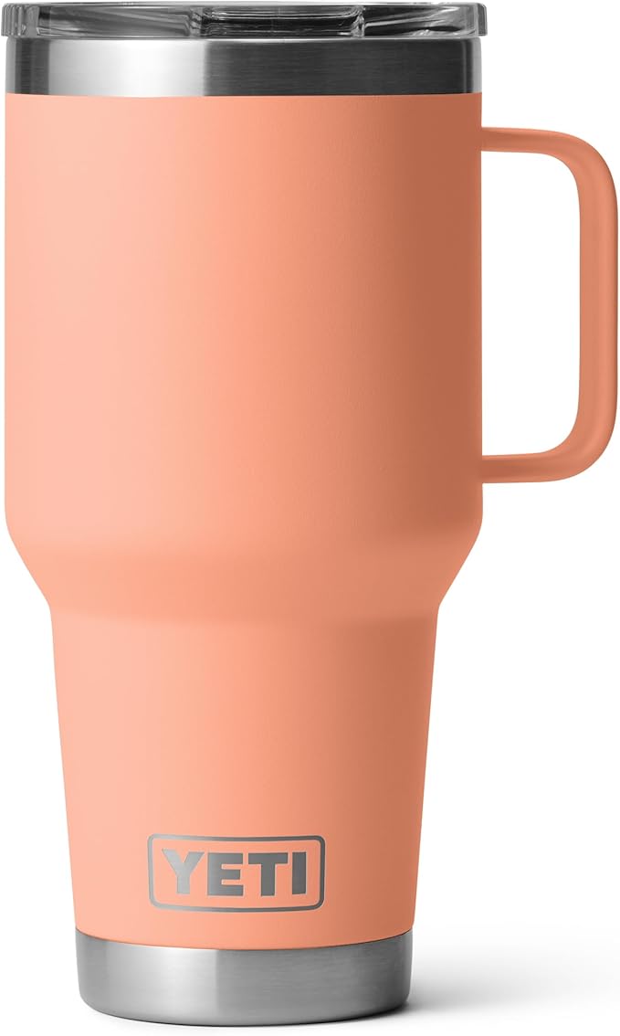 YETI Rambler 30 oz Travel Mug, Stainless Steel, Vacuum Insulated with Stronghold Lid