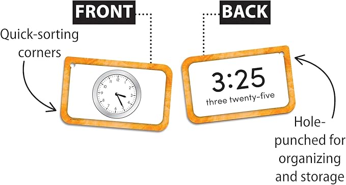 Teacher Created Resources Time Flash Cards (EP62046)
