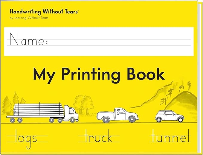 Learning Without Tears, My Printing Book, Student Workbook, Age 6+, 1st Grade+, Handwriting Practice, Writing Book, School & Home, Language Arts, Tutoring