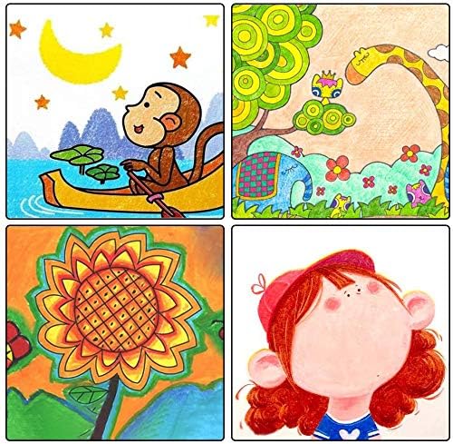 Shuttle Art 24 Colors Gel Crayons for Toddlers, Non-Toxic Crayons Set for Kids Children Coloring, Crayon-Pastel-Watercolor Effect, Ideal for Paper (Pack of 2)