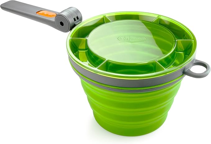 GSI Outdoors Fairshare Mug, 22 Ounce Collapsible Mug for Camping, Trail, Travel or Office - Green