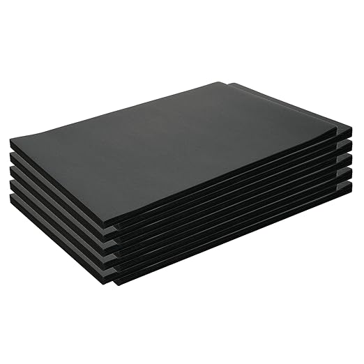 Colorations 12" x 18" Mediumweight Black Construction Paper - 500 Sheets, Bulk Pack Art Paper, Arts and Crafts, School Supplies, Drawing, Coloring, Painting, 3D Art