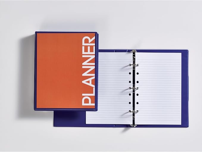 Mini Size Binder Filler Paper, 7-Hole Side Punched, 5.5 x 8.5, College Rule, 100/Pack