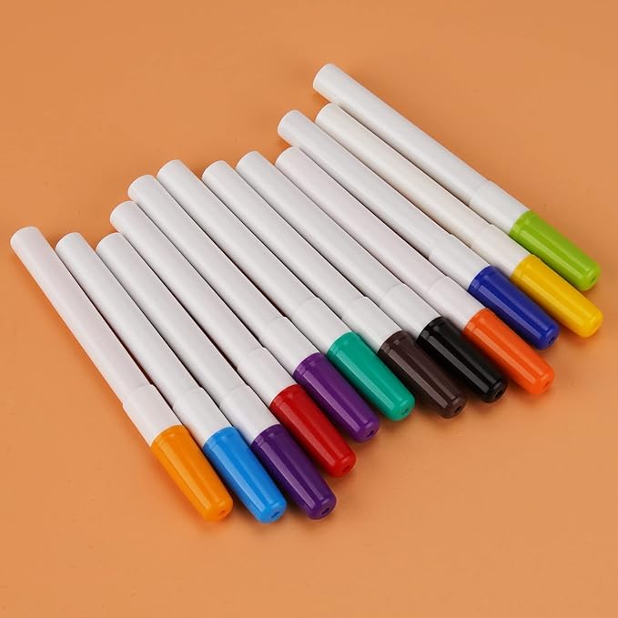 WRITECH Dry Erase Marker Refills, Low Odor Assorted Colors Ink 12ct