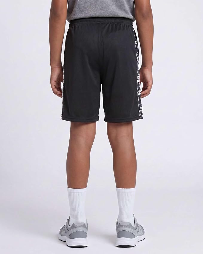 Real Essentials 5 Pack: Boys' Mesh Basketball Athletic Shorts with Pockets – Teen Kids Youth Quick Dry Soccer Running Gym