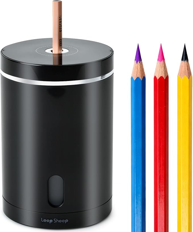 Fully Automatic Electric Pencil Sharpener, Rechargeable