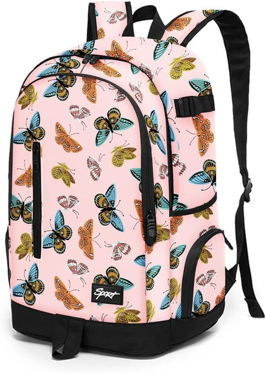 rickyh style School Backpack Travel Bag for Men & Women Lightweight College Back Pack with Laptop Compartmen