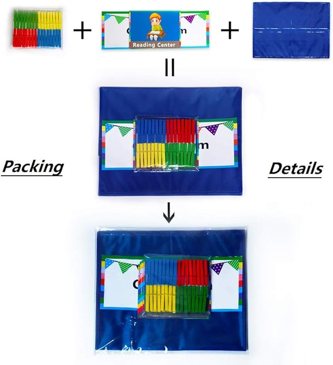 Classroom Center Pocket Chart,Classroom Management Pocket Chart,Classroom Course Tracking Pocket Charts,Classroom Track Pocket Chart