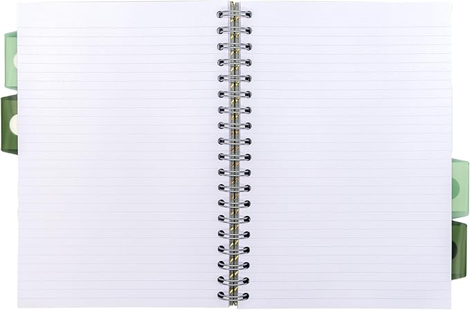 Pukka Pad Haze B5 Notebook – Pack of 3 Wirebound Notebooks with 5 Repositionable Dividers with Storage Pockets and Tabs for Organisation and Personalisation – 200 Pages, 100 Sheets of 80GSM Paper