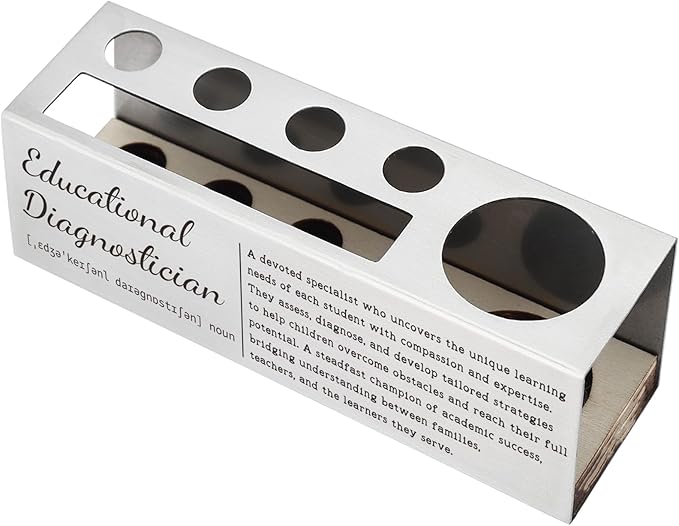 Thank You Educational Diagnostician Definition Gifts, Funny Appreciation Gift for Educational Diagnosticians, Office Decor for Education Professionals, Funny Office Pencil Holder for Desk SD276