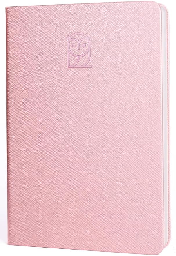 Wyze Planner Undated Daily Planner – 6-Month A5 Productivity Organizer with Full Page Per Day, ADHD Friendly, Hourly Schedule, Goal Setting, Habit Tracker, Weekly & Monthly Pages – Hardcover Time Management Notebook (Pink)