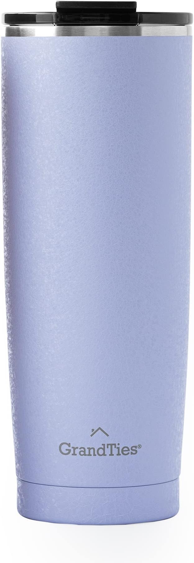 GRANDTIES Insulated Coffee Tumbler Cup w/Tritan Lid | Leak Proof, Reusable, Double Walled Vacuum Stainless Steel Travel Mug | Thermal Cups for Hot and Cold Drinks | 20oz | Sanctuary, Snowy Texture