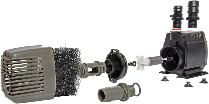 Active Aqua Submersible Water Pump High Performance Magnetic Drive for Hydroponics Aquariums and Fountains Reliable Water Flow and Oxygenation in Multiple Gallons Per Hour Sizes