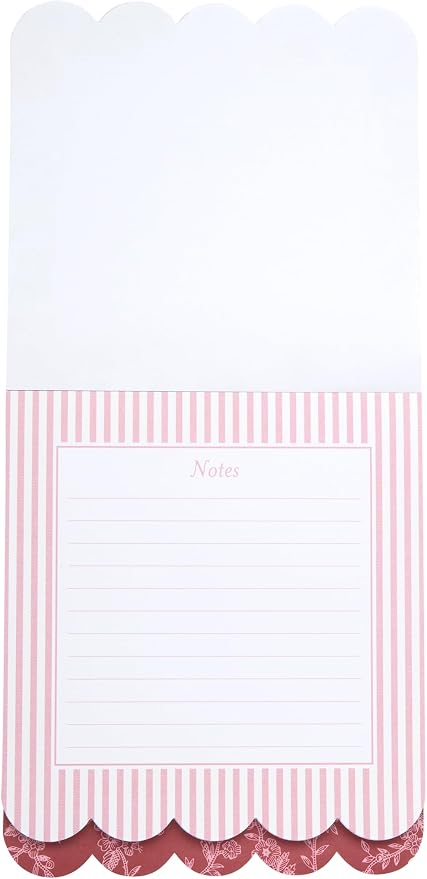 Laura Ashley 3-in-1 Layered Notepad 6.5x7.5 in 150 Lined Tear-Off Sheets