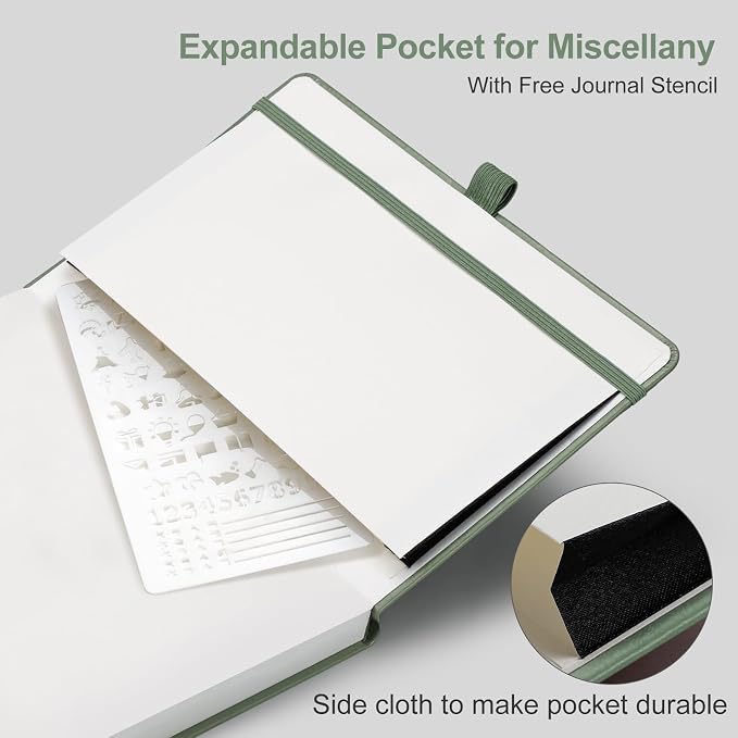 AHGXG Blank Journal Notebook, 160 Pages, A5 Medium Size (5.7'' x 8.3'')
