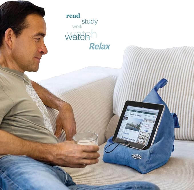 The Book Seat - Charcoal Grey - The Most Comfortable Way to Read, Hands Free!