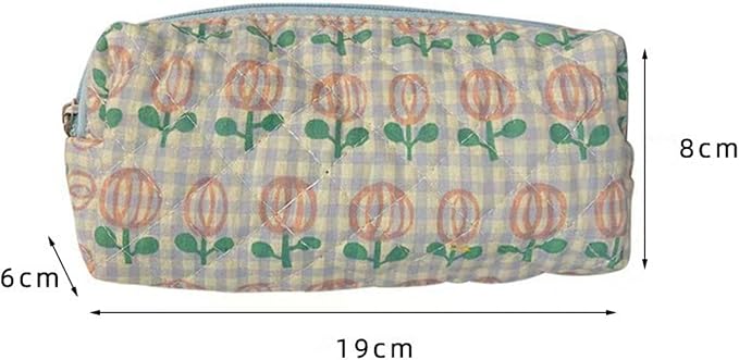 Pencil Case Pen Case Office College School Storage Bag Pouch Holder Box Organizer Makeup Pouch Cosmetic Bag Aesthetic Cute Pencil Case for Girls Boys Kids (G)