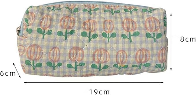 Pencil Case Pen Case Office College School Storage Bag Pouch Holder Box Organizer Makeup Pouch Cosmetic Bag Aesthetic Cute Pencil Case for Girls Boys Kids (C)