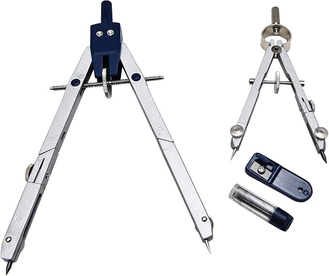 Profesional Compass for Geometry Up to 18 inch Diameter,Geometry Precision Tool for student,Drawing Tools & Drafting Kits for Engineer,Drawing Tool,Geometry Set,Math Geometry Kits Set