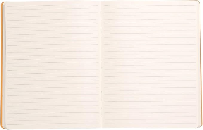 Rhodia Rhodiarama SoftCover Notebook - 80 Lined Sheets - 9 3/4 x 7 1/2 - Lilac Cover, 117511C