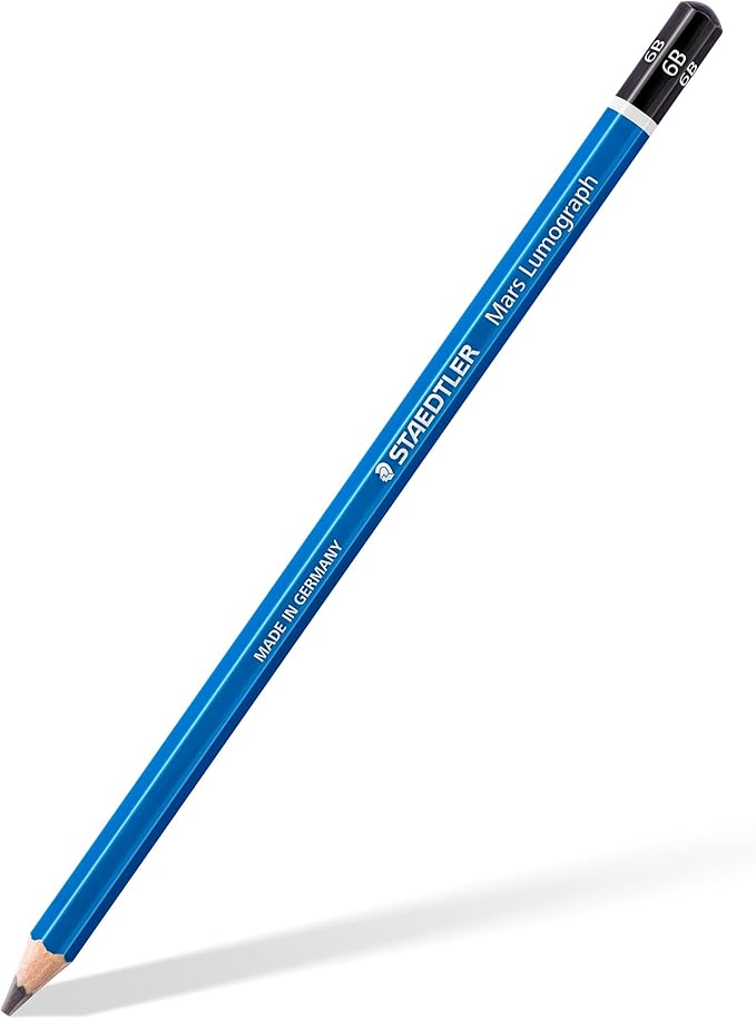 Staedtler Lumograph Graphite Drawing & Sketching Pencils, Soft Set of 12 Degrees (100G12S)