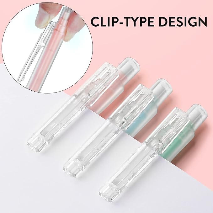 Four Candies Mechanical Pencils - 3PCS Pastel Mechanical Pencils 0.5mm for School, Pink Blue Green 3 Colors, Cute Mechanical Pencil with Eraser Refill for Students Writing, Drawing and Sketching