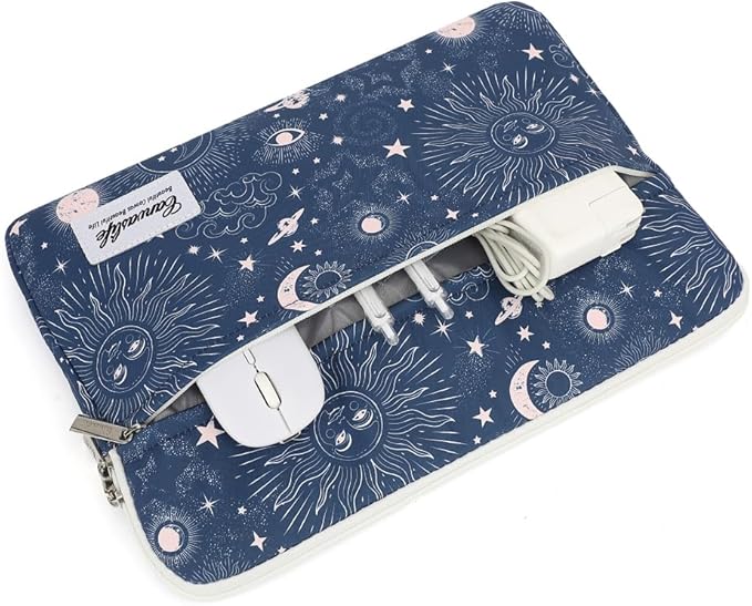 Laptop case 14 inch, Shockproof Protective Notebook Cover Bag with Accessory Pocket, Durable Carrying Laptop Sleeve Compatible for MacBook HP Lenovo Dell Asus Acer (Sol De Mayo)